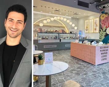 LNDMRK Development Principal Alexander Karakhanian and I Scream Gelato at Society Wynwood.