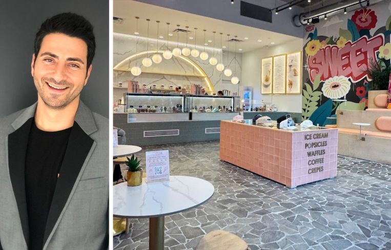 LNDMRK Development Principal Alexander Karakhanian and I Scream Gelato at Society Wynwood.