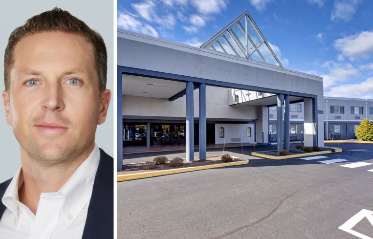 Robert Barry of M&T Realty Capital and GoodHomes Groton multifamily property in Groton, Conn.