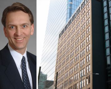 Brookfield Asset Management CEO Bruce Flatt and 4 Manhattan West.