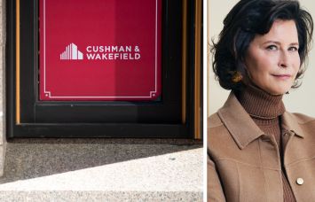 A Cushman & Wakefield logo and CEO Michelle MacKay.