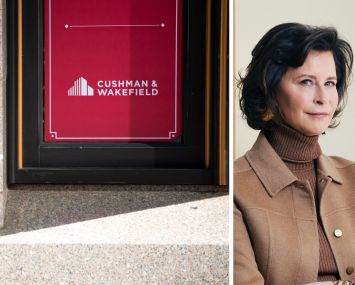 A Cushman & Wakefield logo and CEO Michelle MacKay.