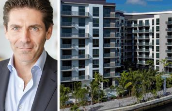 Mast Capital's Camilo Miguel Jr. and Remi on the River at 999 NW 7th Street, Miami.