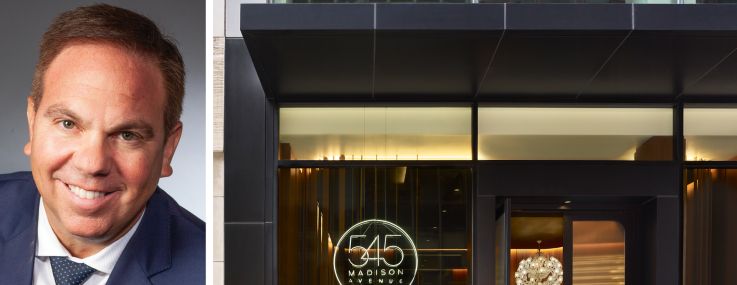 Craig Deitelzweig, president and CEO of Marx Realty, and 545 Madison Avenue.