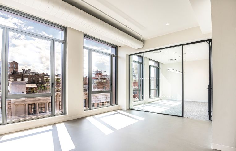 There are currently four available floors at 430 West Broadway.