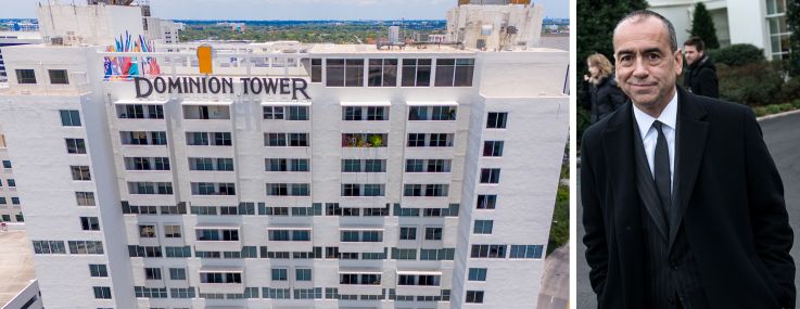 Dominion Tower in Miami, FL. University of Miami President, Joe Echevarria.