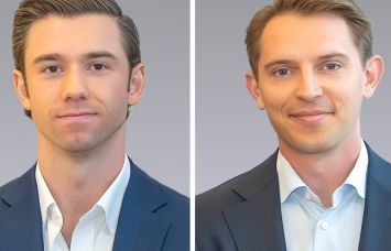 Colliers' Dylan Kane (left) and Zach Redding.