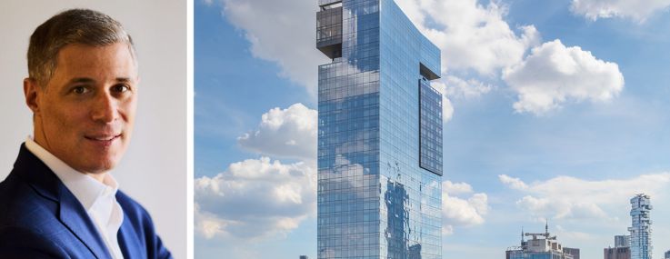 Cain's Eric Poretsky and the Dominick Hotel at 246 Spring Street.