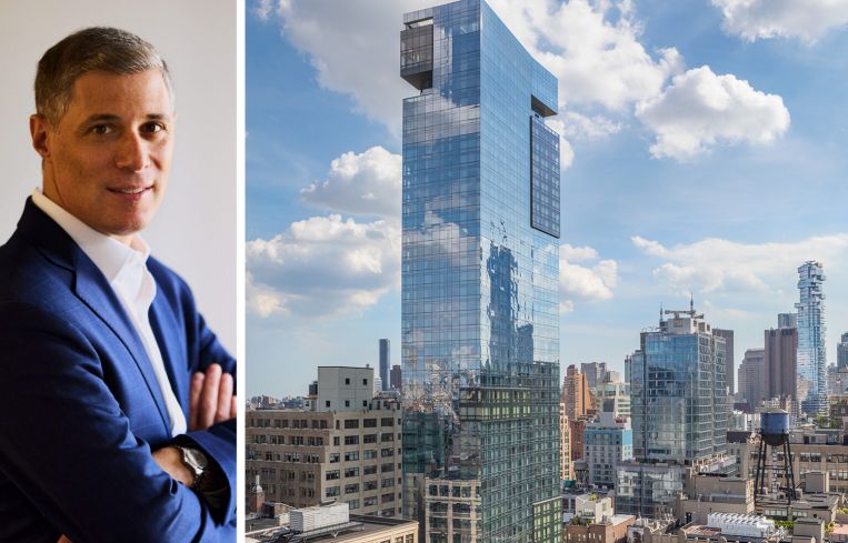 Cain's Eric Poretsky and the Dominick Hotel at 246 Spring Street.