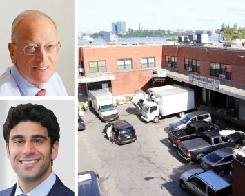 Douglaston Development's Jeffrey Levine (top), Kinwood Partners' David Himmel (bottom), and the Gansevoort Market Co-Op on Little West 12th Street.