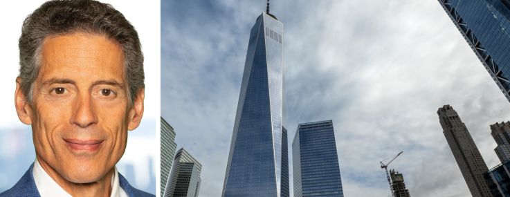The Durst Organization's Jody Durst and 1 World Trade Center.