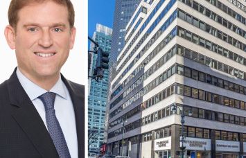 AmTrustRE President Jonathan Bennett and 360 Lexington Avenue.