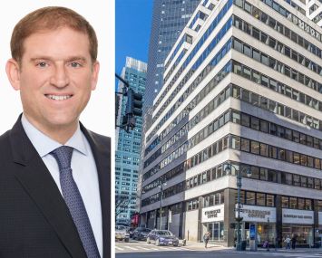 AmTrustRE President Jonathan Bennett and 360 Lexington Avenue.