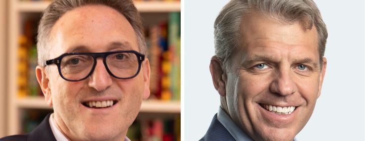 Cain's Jonathan Goldstein (left), and Eldridge Industries's Todd Boehly (right).