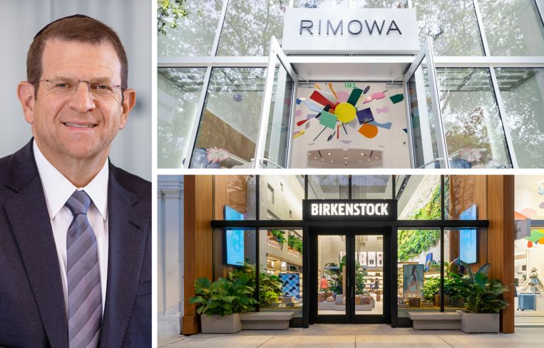 Jordan Slone, CEO of Harbor Group International, and the Rimowa and Birkenstock stores at 115 and 111 NE 40th Street in Miami.