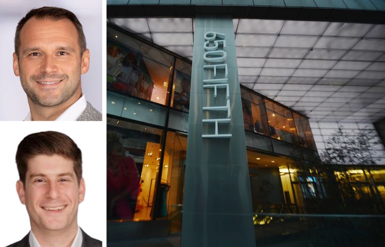 Savills' Kirill Azotsev (top) and Alex Redius, and 650 Fifth Avenue.