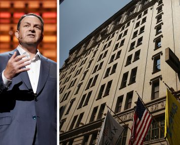 Versant CEO Mark Lazarus and 229 West 43rd Street.