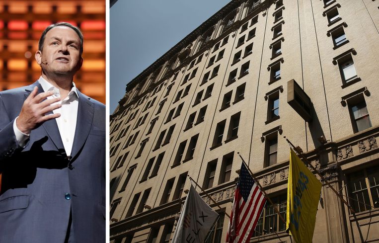 Versant CEO Mark Lazarus and 229 West 43rd Street.