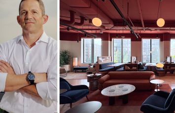 The Domain Companies' Matt Schwartz and The Shop Workspace at 420 Carroll Street, Brooklyn.