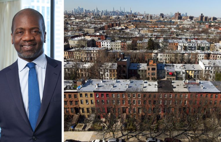 BRP Companies' Managing Partner Meredith Marshall and the Bedford-Stuyvesant neighborhood of Brooklyn.