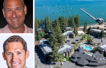 Gurney’s Resorts' Michael Nenner (top), BLDG Management's Justin Kleinman (bottom), and Beach Retreat & Lodge at Tahoe.