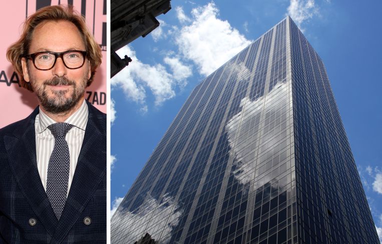 Richemont CEO Nicolas Bos and 645 Fifth Avenue.
