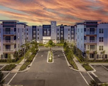 Rendering of Nova at East Park Village, a 264-unit garden-style apartment complex in Orlando, Fla
