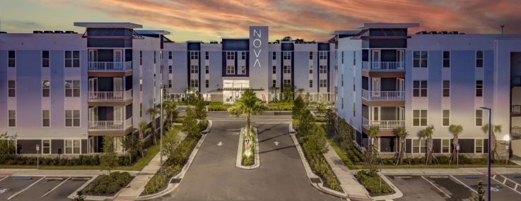 Rendering of Nova at East Park Village, a 264-unit garden-style apartment complex in Orlando, Fla