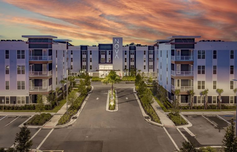 Rendering of Nova at East Park Village, a 264-unit garden-style apartment complex in Orlando, Fla
