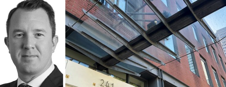 Newmark's Peter Whitenack and 241 Water Street.