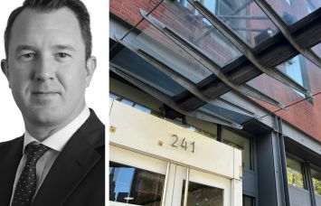 Newmark's Peter Whitenack and 241 Water Street.
