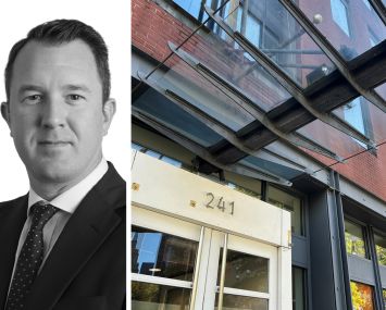 Newmark's Peter Whitenack and 241 Water Street.