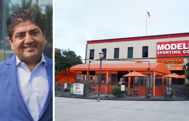 Global Realty Services' Raj Whadwa and 61-09 190th Street in Queens.