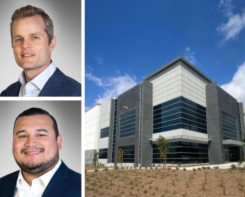 Nick Buss and Edwin Rosales of The Klabin Company and 4742 Redlands Avenue, Perris, Calif.
