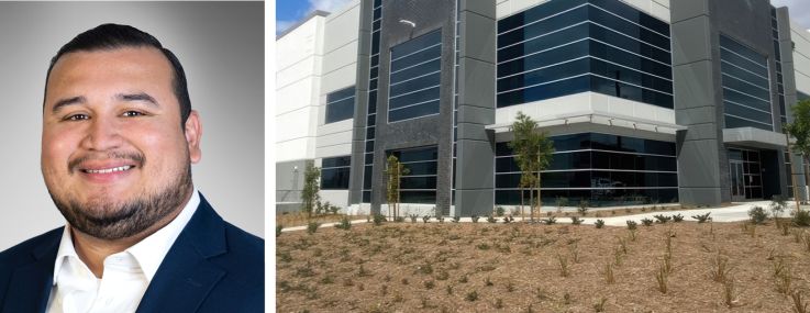 Nick Buss and Edwin Rosales of The Klabin Company and 4742 Redlands Avenue, Perris, Calif.