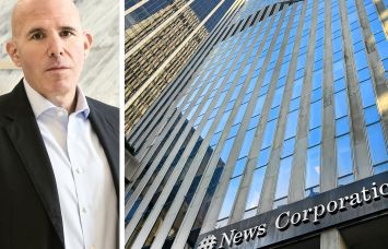 RXR CEO Scott Rechler and 1211 Avenue of the Americas.
