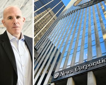 RXR CEO Scott Rechler and 1211 Avenue of the Americas.