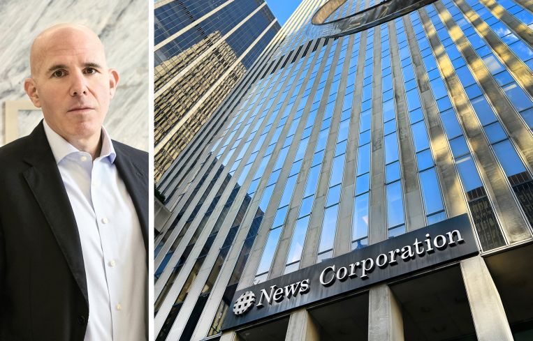 RXR CEO Scott Rechler and 1211 Avenue of the Americas.