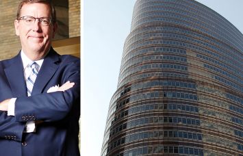 SL Green's Steven Durels and 885 Third Avenue.