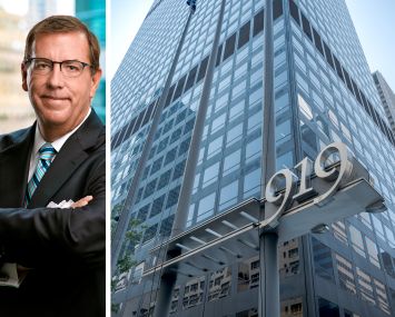 SL Green's Steven Durels and 919 Third Avenue.