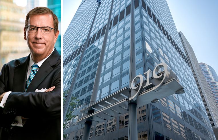SL Green's Steven Durels and 919 Third Avenue.