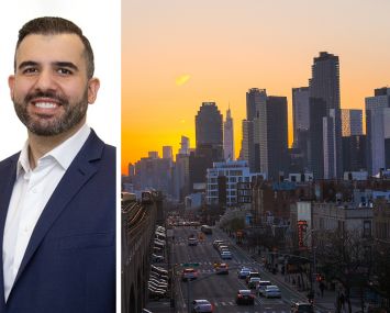 RTL's Thomas Galo and Long Island City, Queens.
