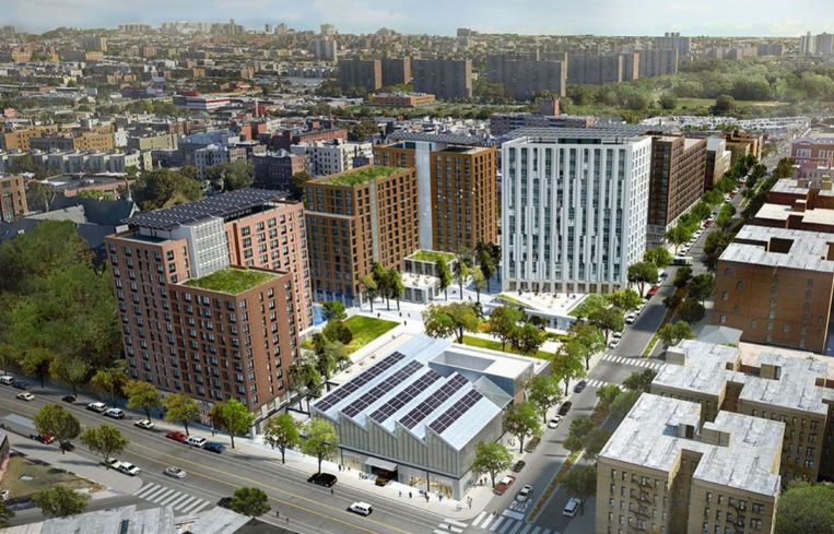 A rendering of The Peninsula in The Bronx.