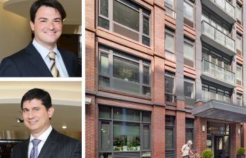Hubb Properties' John McCarthy, (top) and Steve Dluzyn (bottom). 181 Front Street in Dumbo, Brooklyn.