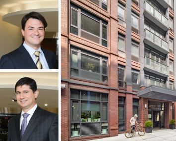 Hubb Properties' John McCarthy, (top) and Steve Dluzyn (bottom). 181 Front Street in Dumbo, Brooklyn.
