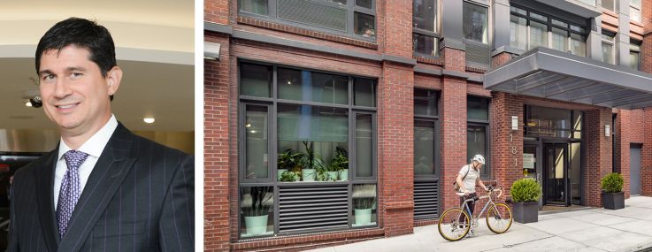 Hubb Properties' John McCarthy, (top) and Steve Dluzyn (bottom). 181 Front Street in Dumbo, Brooklyn.