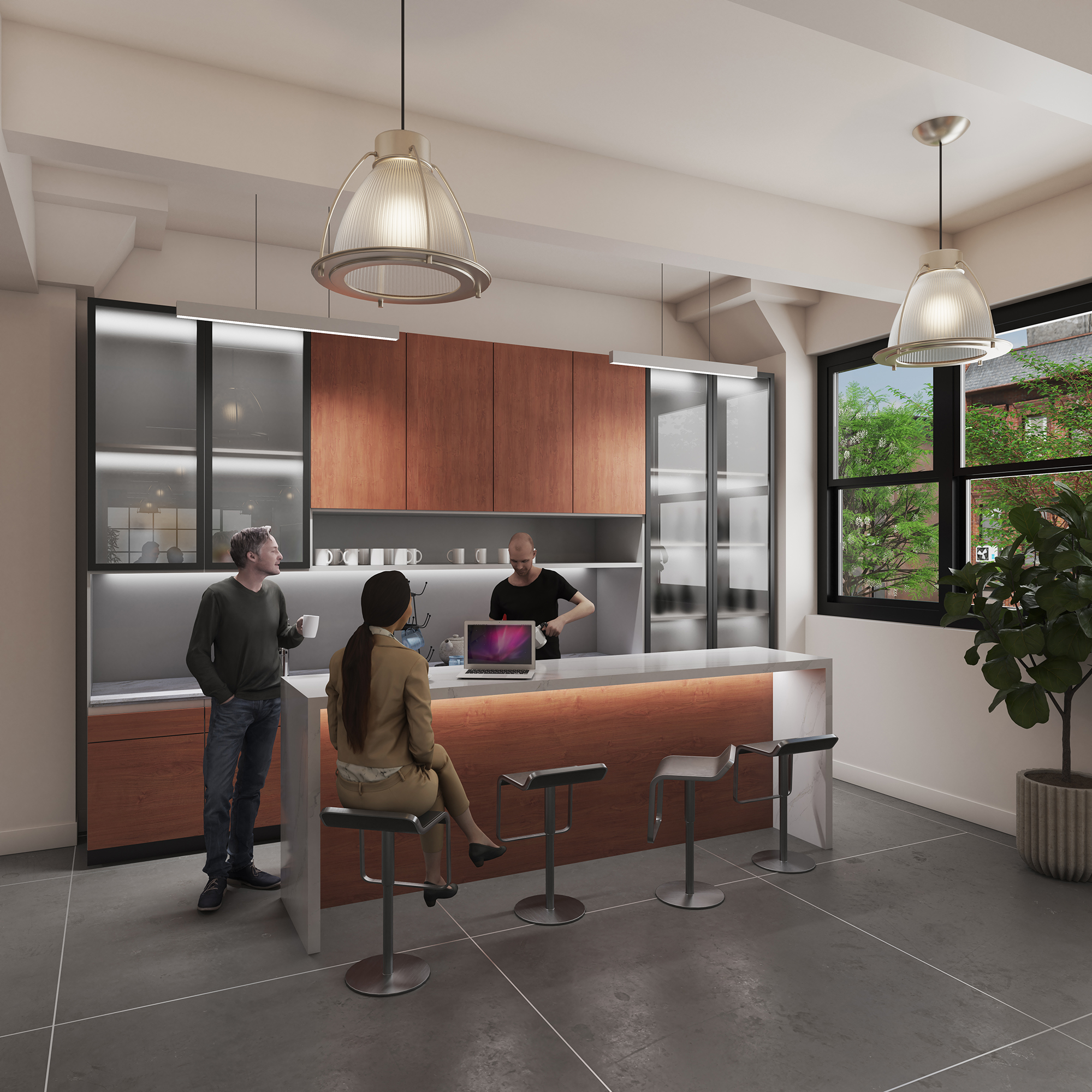 “This is an old printing building that was built over 100 years ago by my grandfather,” said Samuel Rosenblatt, president of Olmstead Properties.