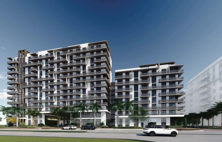 A rendering of Arbor House, planned for Palm Beach Gardens, Fla.