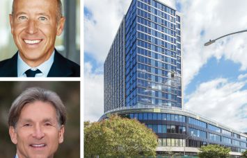 Starwood's Barry Sternlicht (top), Arden Living CEO Craig Spencer (bottom) and Forty-Six Fifty apartment project at 4650 Broadway in Manhattan's Inwood section.