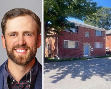 Brian Anderson of Cushman & Wakefield, and Belvedere Manor in Cheektowaga, N.Y.